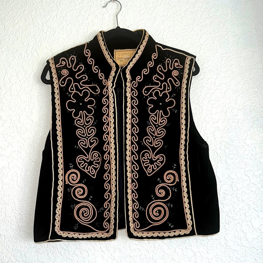 Double D Ranch velvet vest